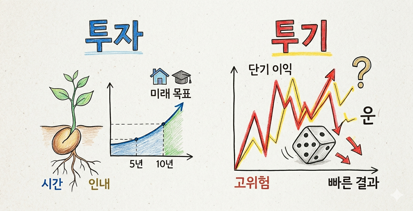투기 vs 투자 차이 완벽 정리, 초보자가 반드시 알아야 할 핵심 기준