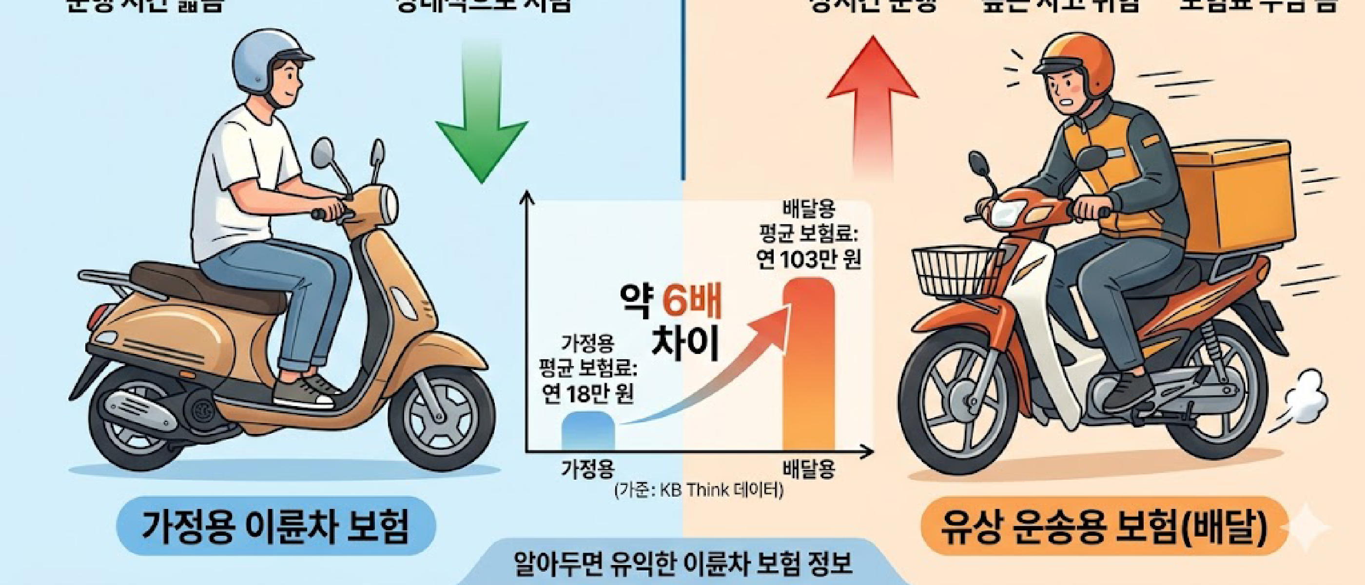 이륜차 보험 비싼 이유, 오토바이 배달 라이더 보험 제도 개선 쉽게 정리